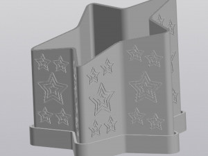 Sloped star Planter Modelo de impresión 3D