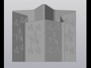 Sloped star Planter Modelo de impresión 3D