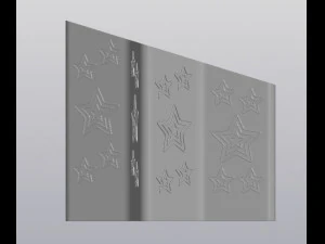 Sloped star Planter 3D Print Model