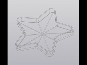 Sloped star Planter Modelo de impresión 3D