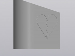 Broken heart Planter 3D Print Model