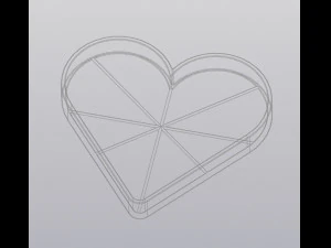 Broken heart Planter 3D Print Model
