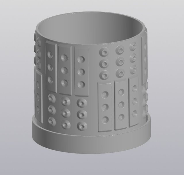 Modern Techno Planter 3D 打印模型 .c4d .max .obj .3ds .fbx .stl .blend 