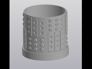 Modern Techno Planter Modelo de Impressão 3D