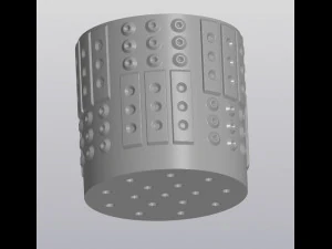 Modern Techno Planter 3D Print Model