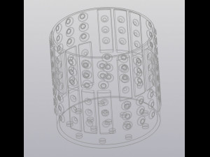 Modern Techno Planter 3D 打印模型