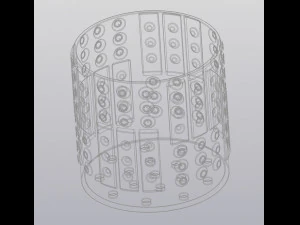 Modern Techno Planter 3D Print Model