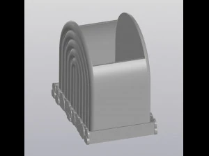 Rainbow and clouds Planter 3D Print Model