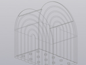 Rainbow and clouds Planter Modelo de impresión 3D