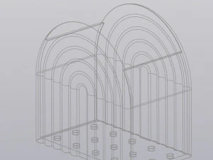 Rainbow and clouds Planter 3D Print Model
