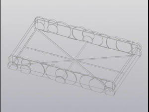 Rainbow and clouds Planter 3D Print Model