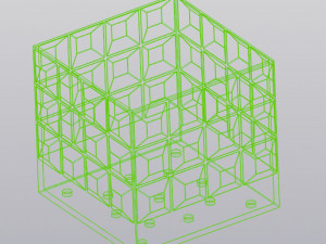 Tile planter 3D Druckmodell