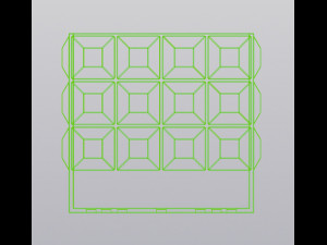 Tile planter 3D Druckmodell