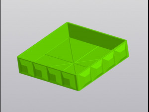 Tile planter 3D Druckmodell