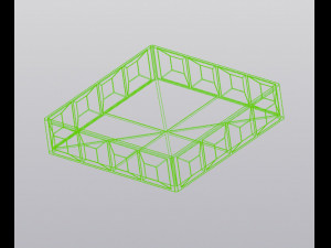 Tile planter 3D Druckmodell