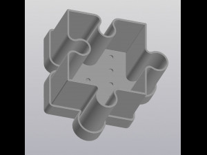 Single Puzzle Planter Modelo de impresión 3D