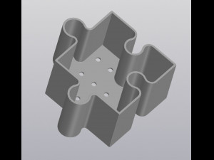 Single Puzzle Planter Modelo de impresión 3D