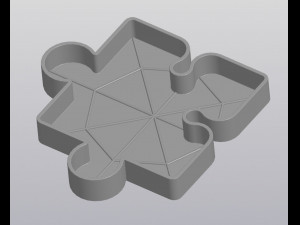 Single Puzzle Planter Modelo de impresión 3D