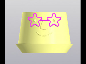 Planter with glasses Modelo de impresión 3D