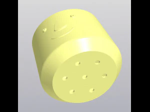 Planter with glasses 3D Print Model