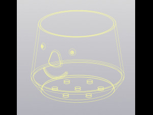 Planter with glasses Modelo de impresión 3D