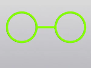 Planter with glasses 3D Print Model