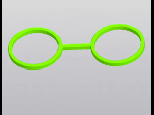 Planter with glasses 3D Print Model