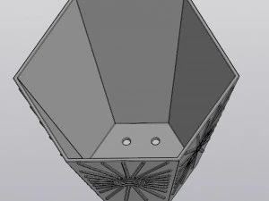 Spring sun planter 3D Print Model