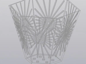 Spring sun planter 3D Print Model