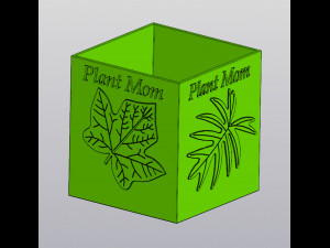 Plant Mom planter Modelo de impresión 3D