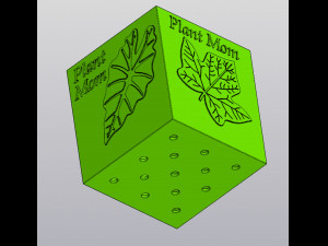 Plant Mom planter Modelo de impresión 3D