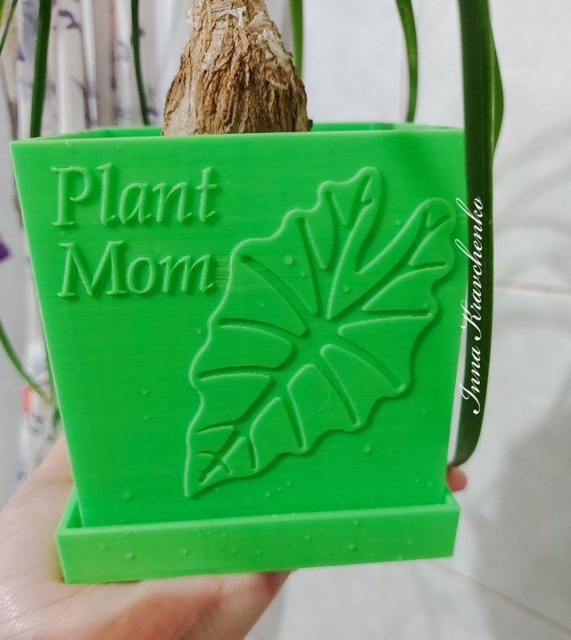 Plant Mom planter Modelo de impresión 3D .c4d .max .obj .3ds .fbx .stl .blend 