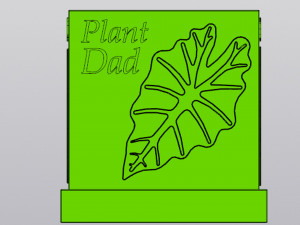 Plant Dad planter Modelo de impresión 3D