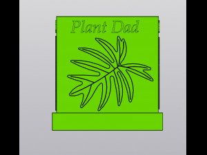 Plant Dad planter Modelo de impresión 3D