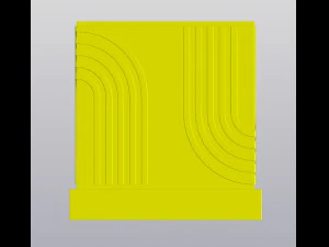 Square Rainbow planter 3D Print Model