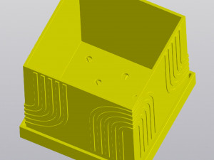 Square Rainbow planter 3D प्रिंट मॉडल
