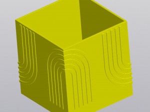 Square Rainbow planter 3D प्रिंट मॉडल