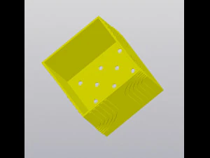 Square Rainbow planter 3D Print Model