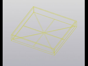 Square Rainbow planter 3D प्रिंट मॉडल