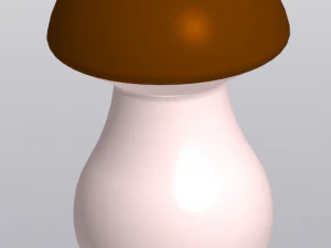 Vase Penholder Mushroom 3D Print Model