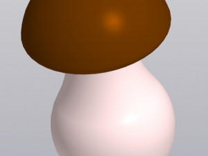 Vase Penholder Mushroom Modelo de impresión 3D