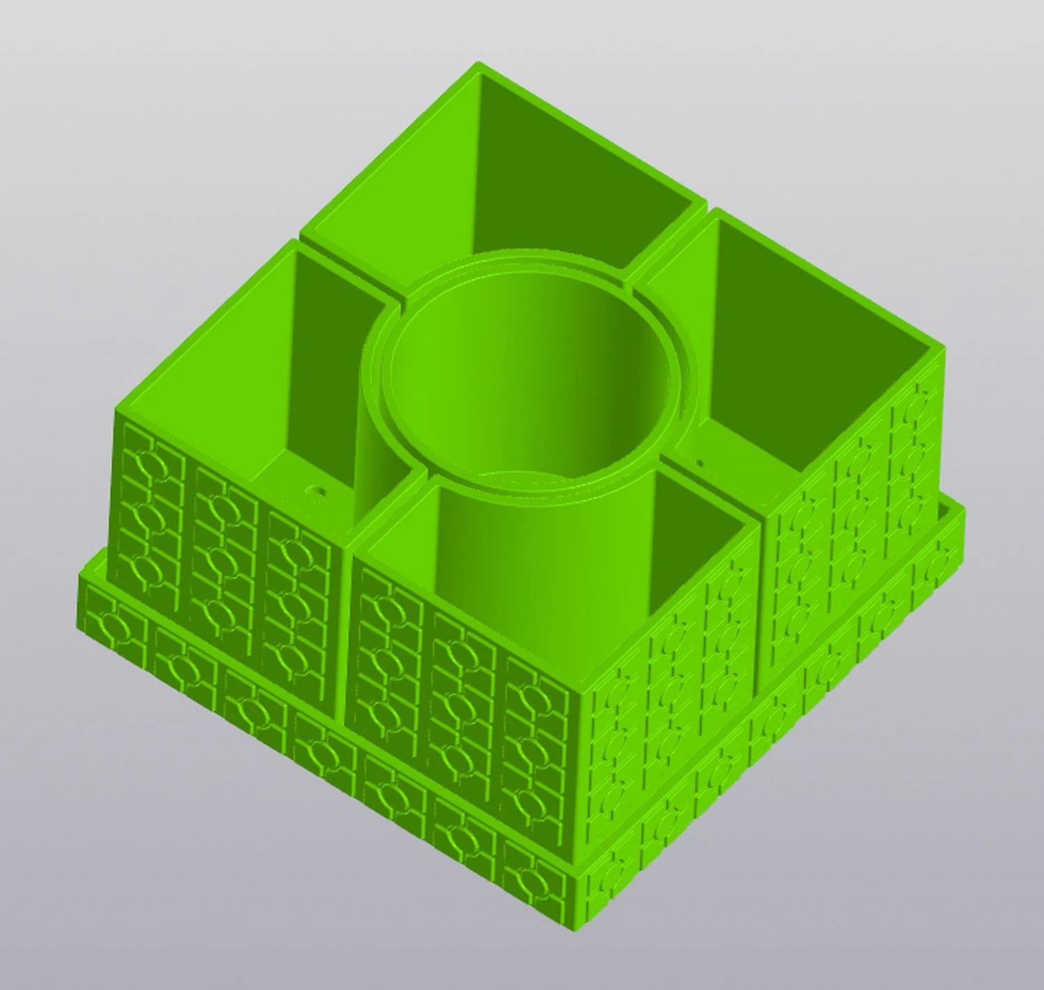 5 Planters 3D Print Model .c4d .max .obj .3ds .fbx .stl .blend 
