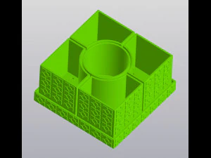 5 plantadores Modelo de Impressão 3D