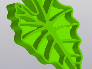 Alocasia Penholder 3D Print Model