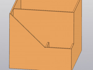 Planter Penholder Box 3D-Druckmodell