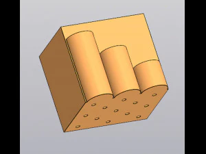 Planter Penholder round box 3D Print Model