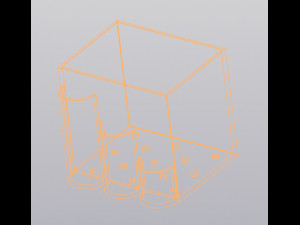 Planter Penholder round box 3D Baskı Modeli