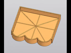 Planter Penholder round box 3D Print Model