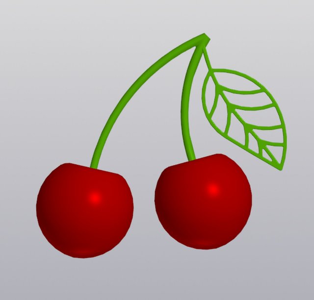Cherry Wall decor 3Dプリントモデル .c4d .max .obj .3ds .fbx .stl .blend 