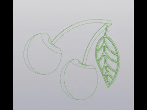 Cherry Wall decor 3D Print Model